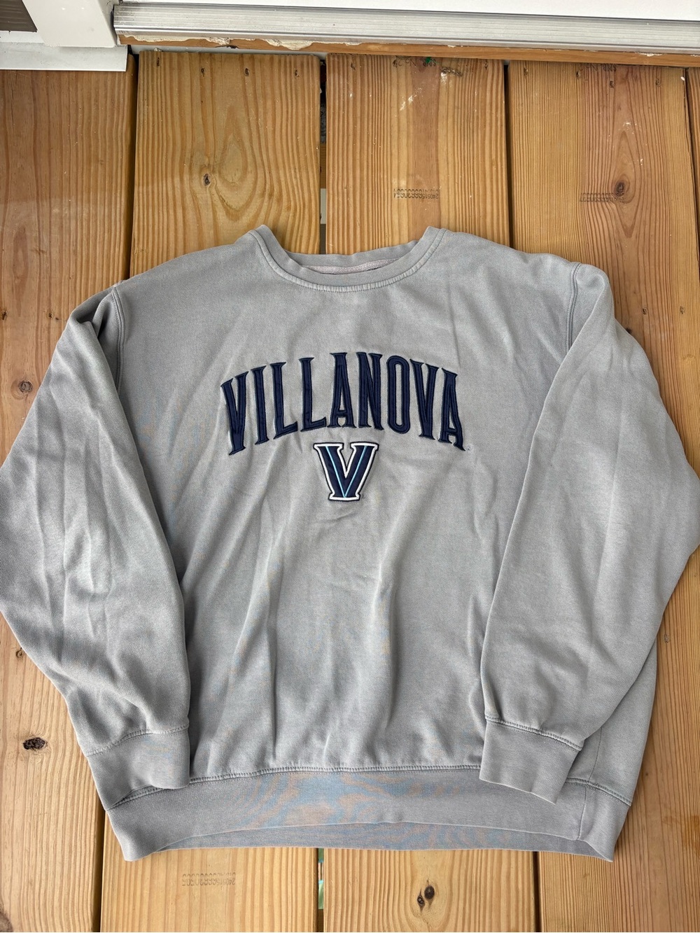 Grey Villanova Stadium Athletics Crewneck
